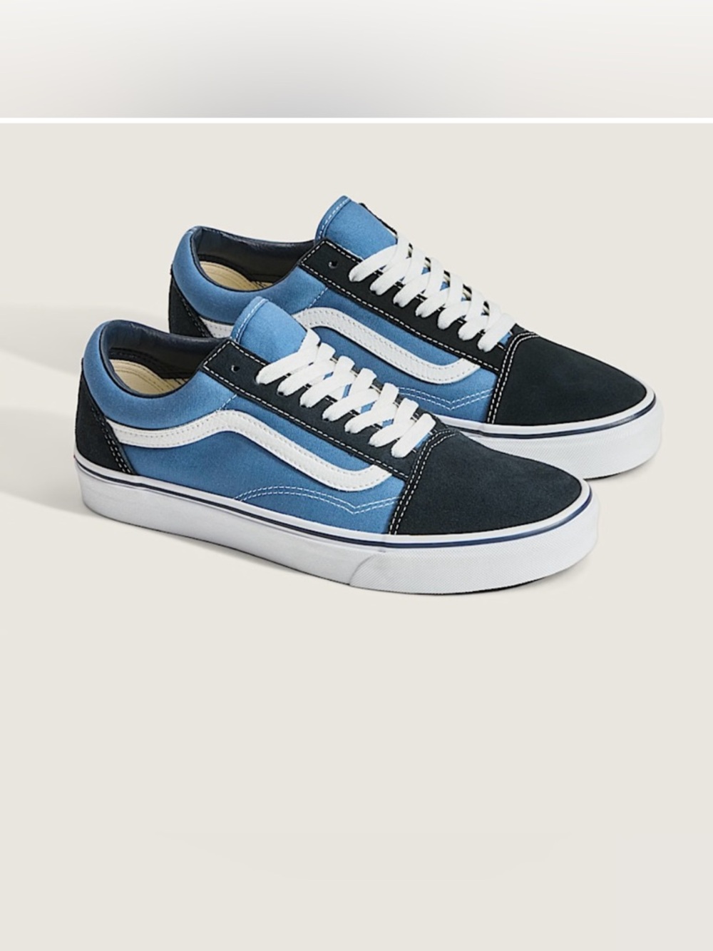 Vans low top unisex canvas and leather